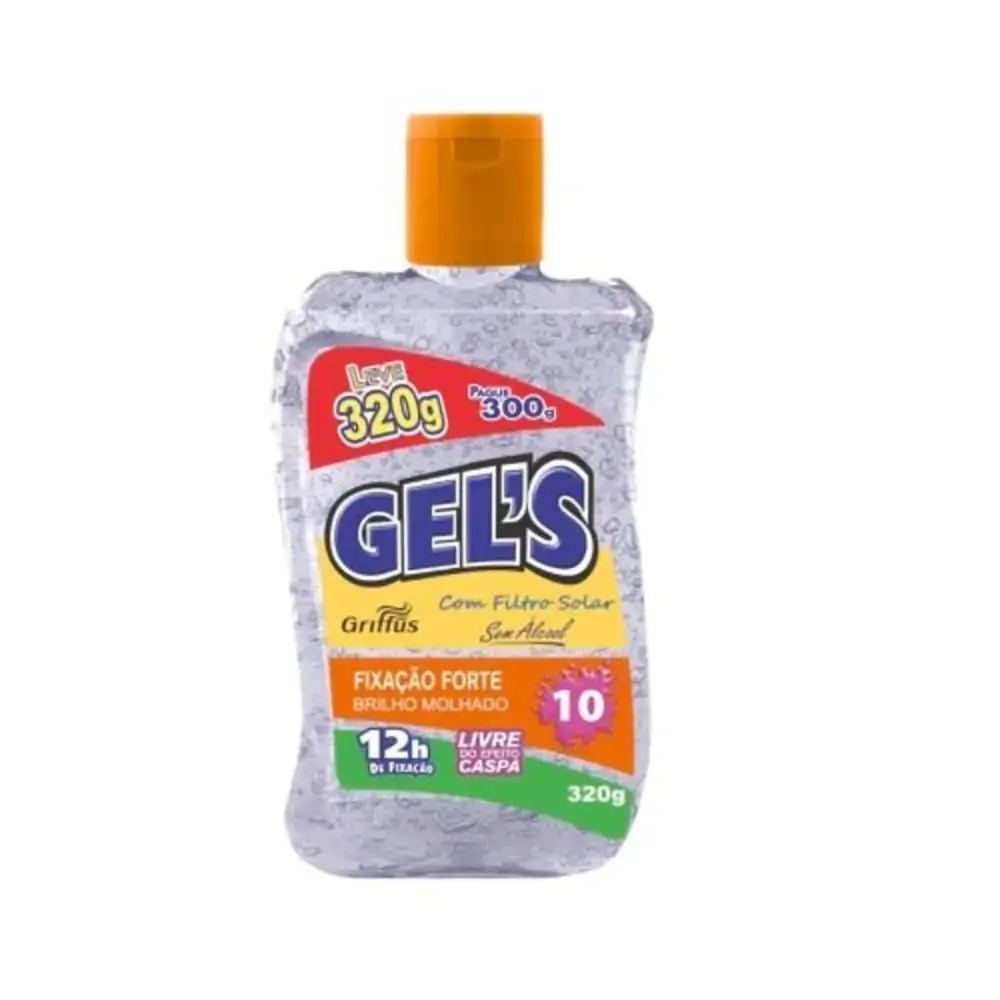 Gel Fixador Griffus Laranja 300g