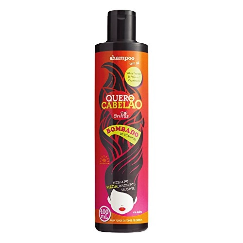 Shampoo Griffus Quero Cabelao 400ml Un