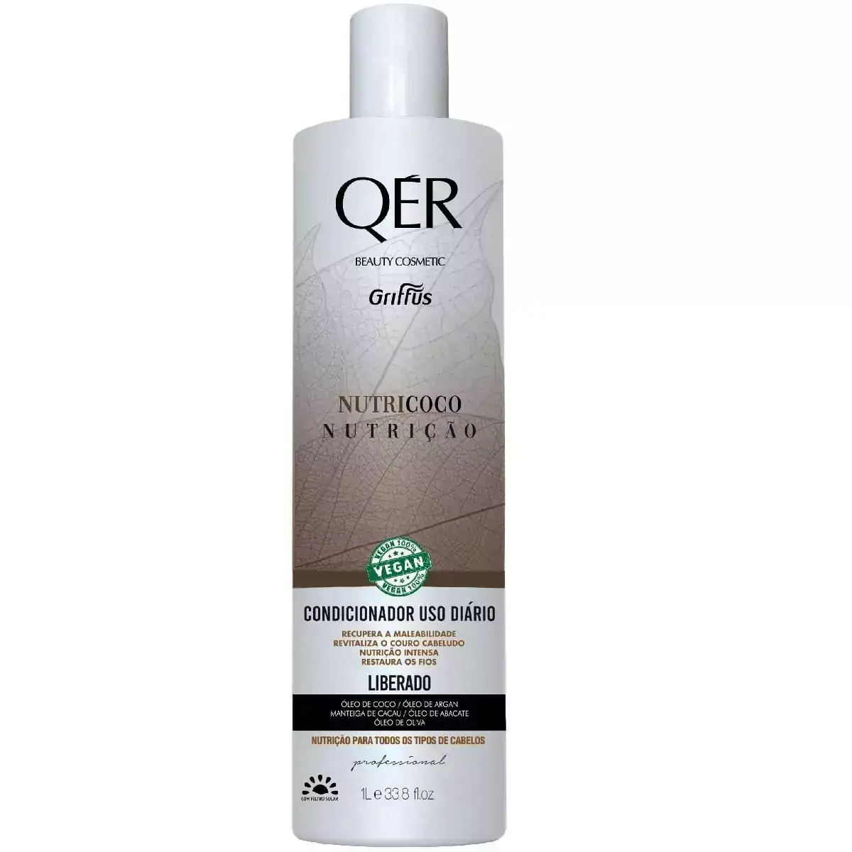 Condicionador Nutrição Vegano Nutricoco QÉR Griffus 1L