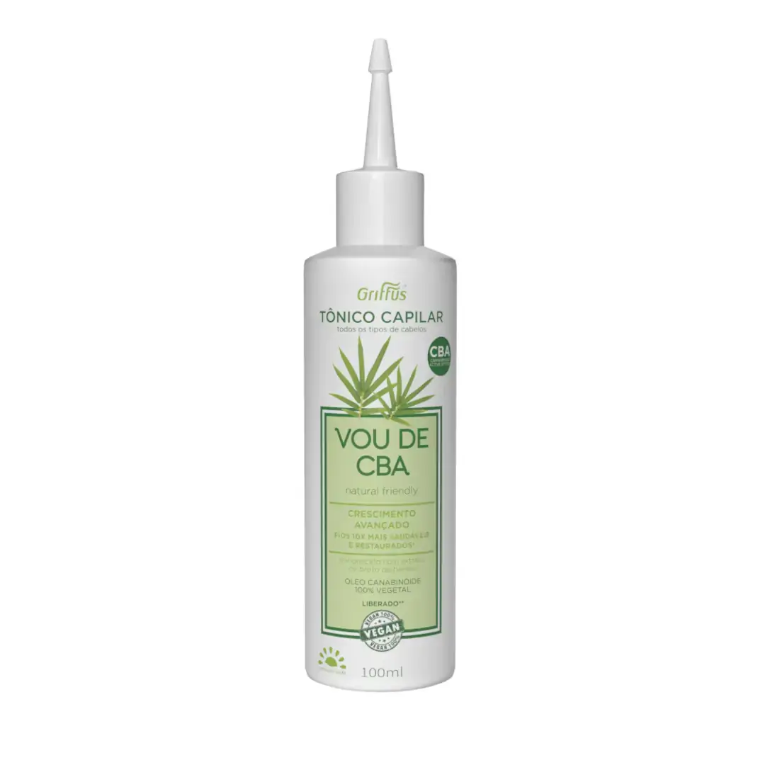 Tônico Capilar Crescimento Avançado Vegano Vou de CBA Griffus 100ml