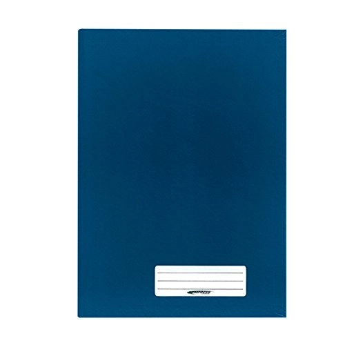 Caderno Capa Dura 1/4 Azul C/96f