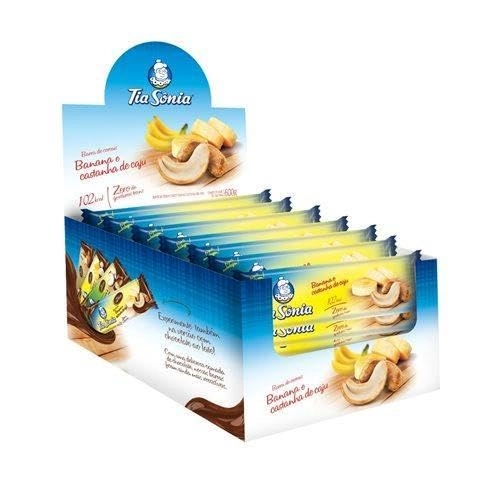 Barra Cereais Banana 25g Tia Sonia