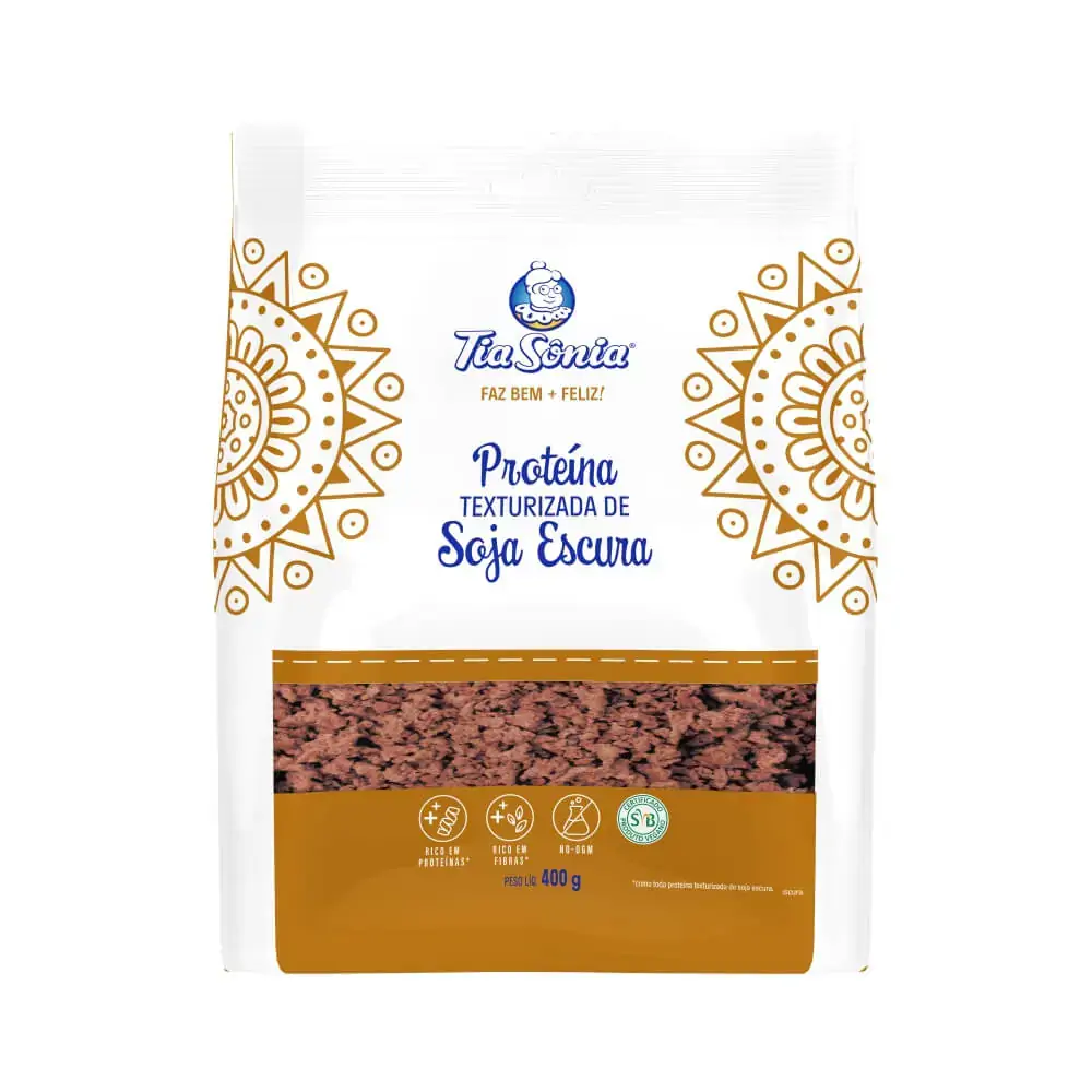 Proteina Soja Texturizada Escura T Sonia 400g