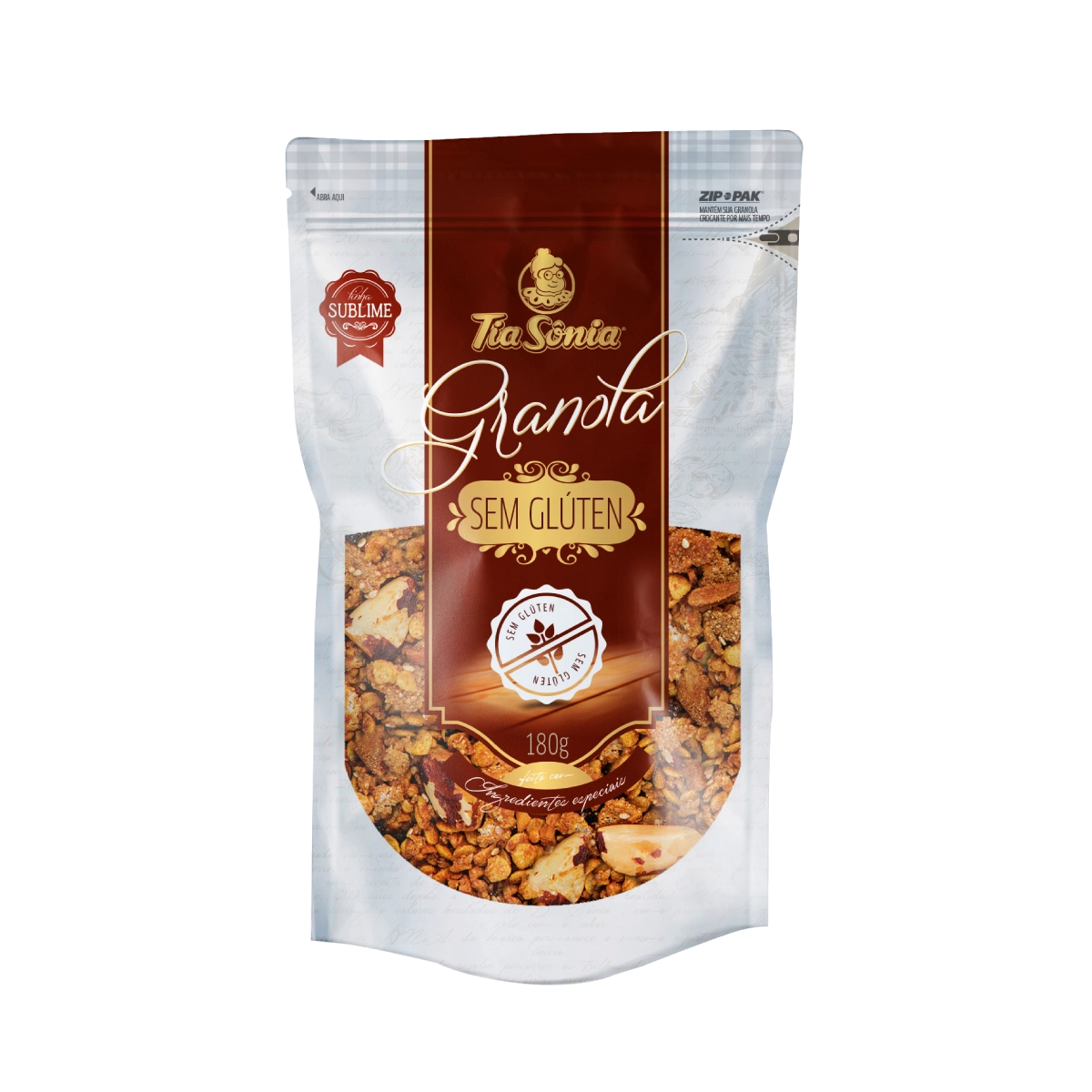 Granola TIA SONIA Sem Glúten 180G