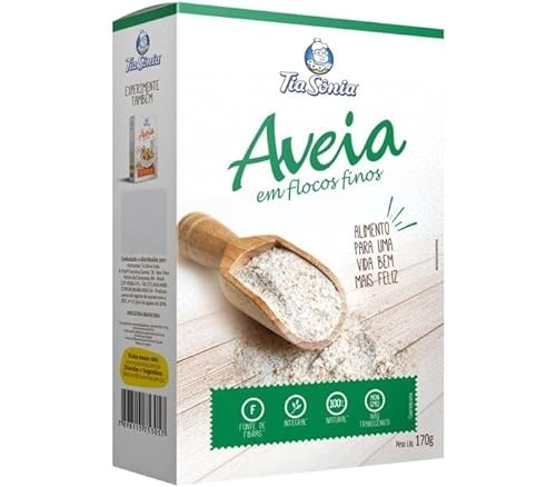 Aveia Flocos Finos 170g Tia Sonia