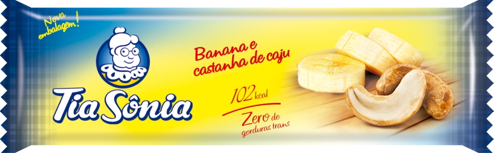 Barra Cereal Banana Go Cast Do Para 22g