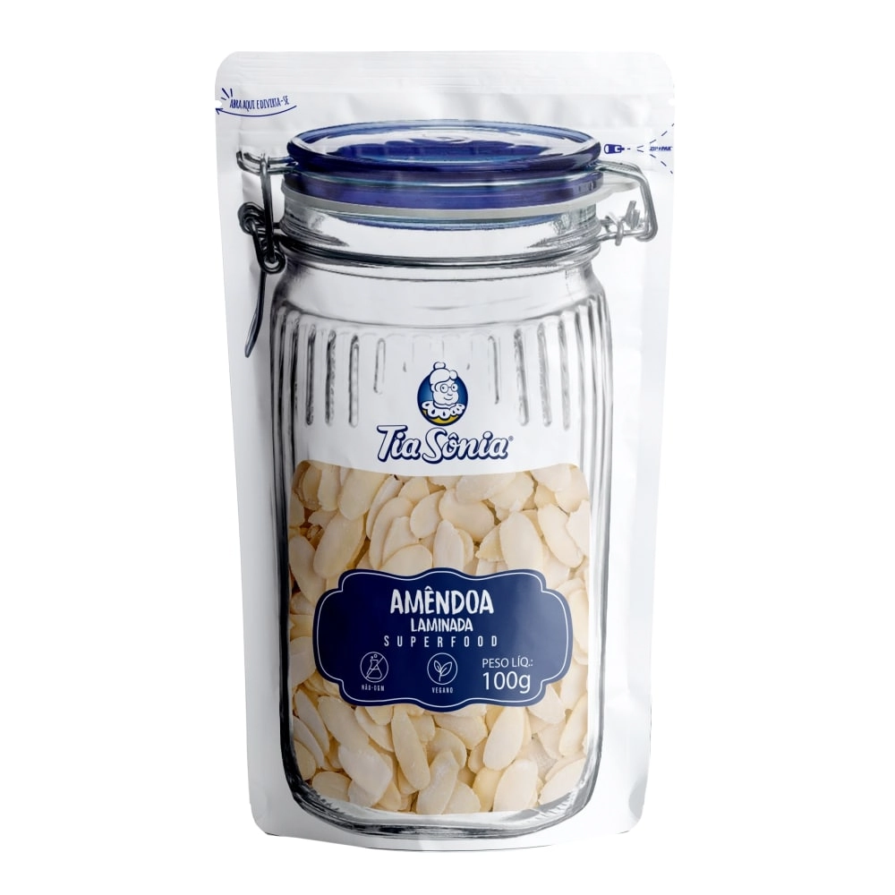 Amendoa Tia Sonia 100g Laminada
