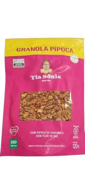 Granola Tia Sonia Pipoca 120g