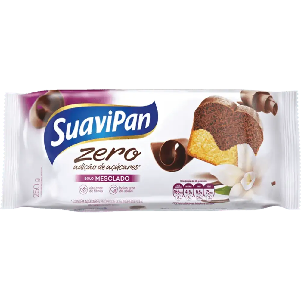 Bolo Sabor Mesclado Light SUAVIPAN 250g