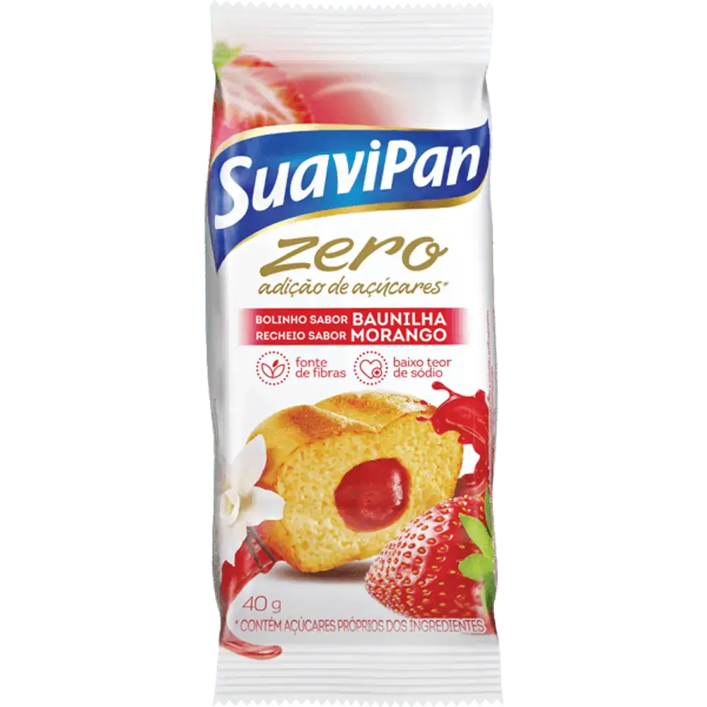 Mini Bolo Light De Morango Suavipan