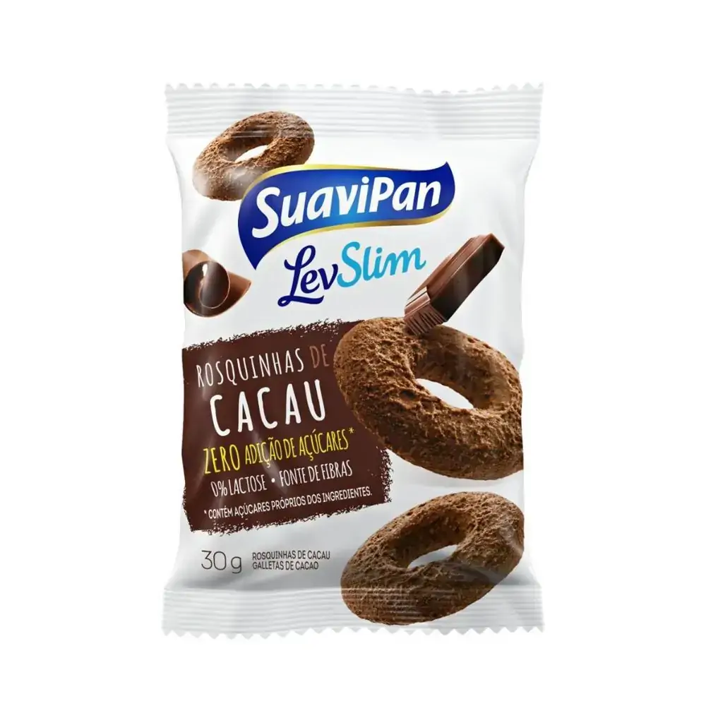 Biscoito Rosq Suavipan Light Chocolate