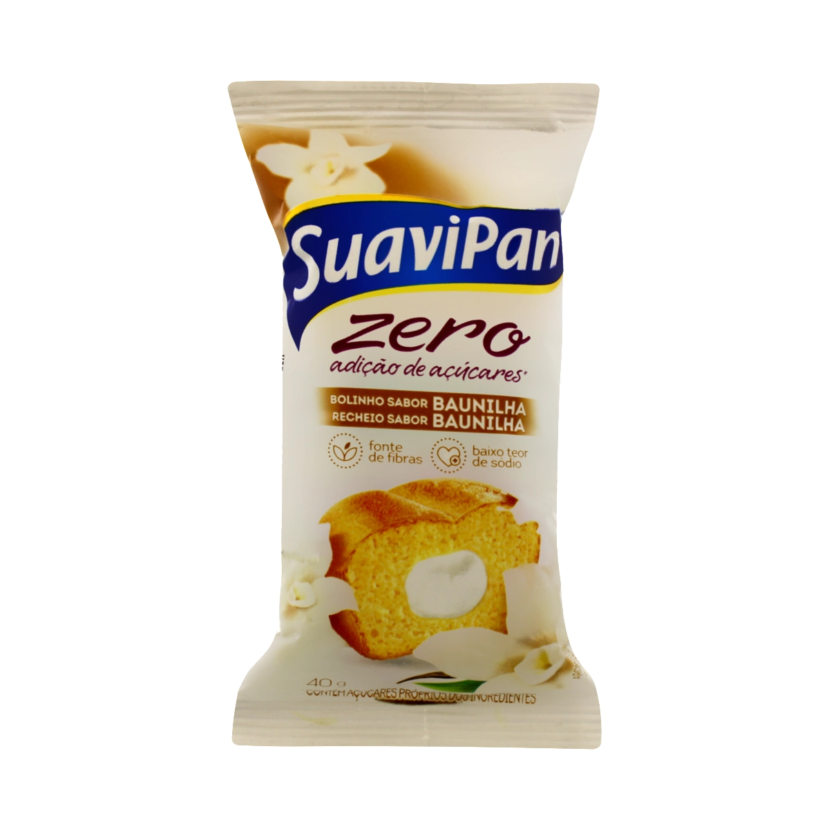 Bolinho Zero Baunilha 40g / Display C/ 12 Un