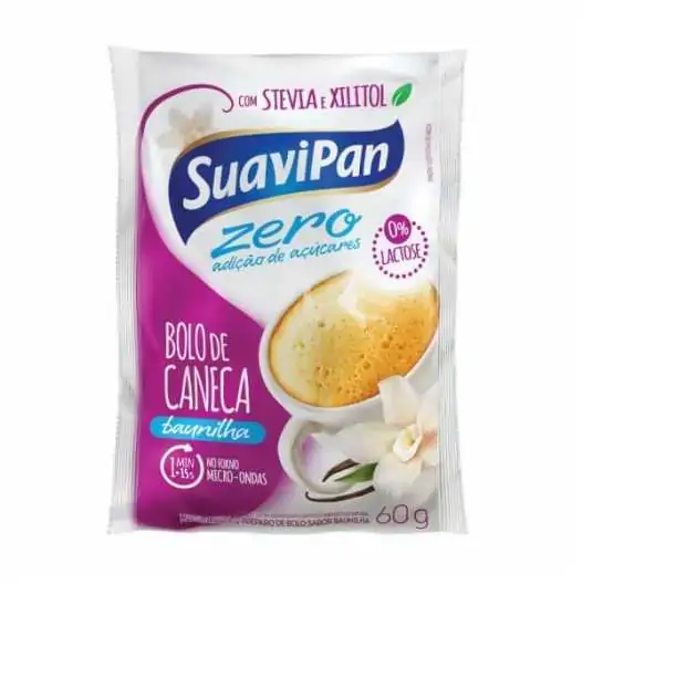 Bolo Caneca Suavipan 60g Baunilha Zero