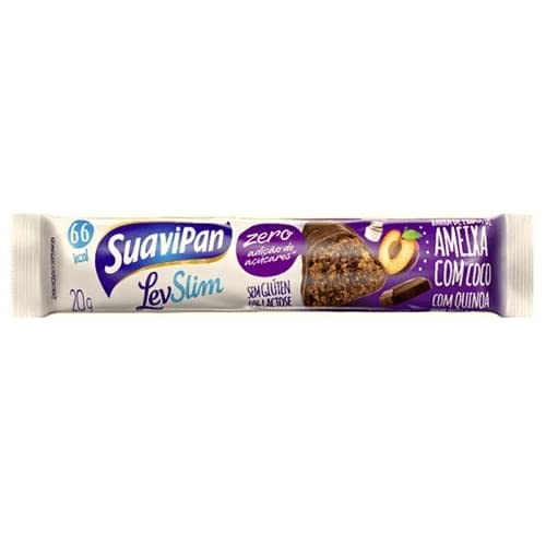 Barra Levslim Ameixa/coco 20g Un Suavipan