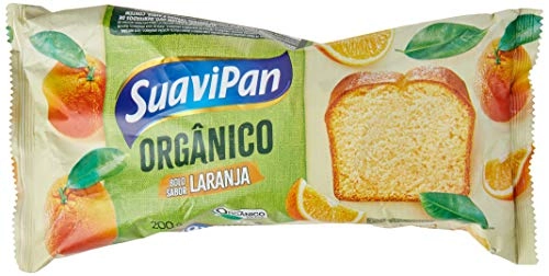 Bolo Orgânico Laranja Suavipan Pacote 200g