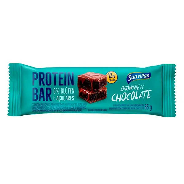 Barra Proteina Suavipan 35g Brownie Choc