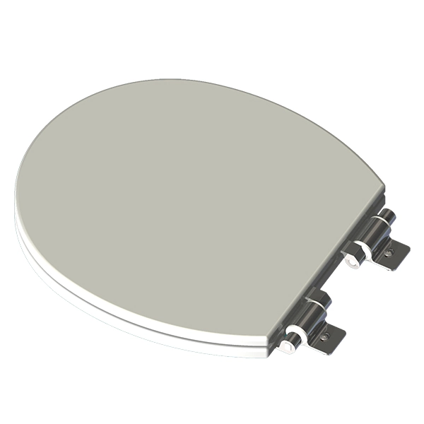 Assento Sanitário Formatos Aspen com Soft Close Oval Poliéster Branco Policlass