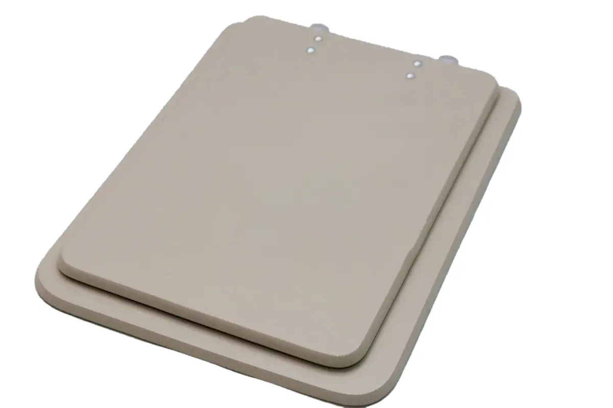 Assento Sanitário Poliester Square Bone Clean Para Incepa