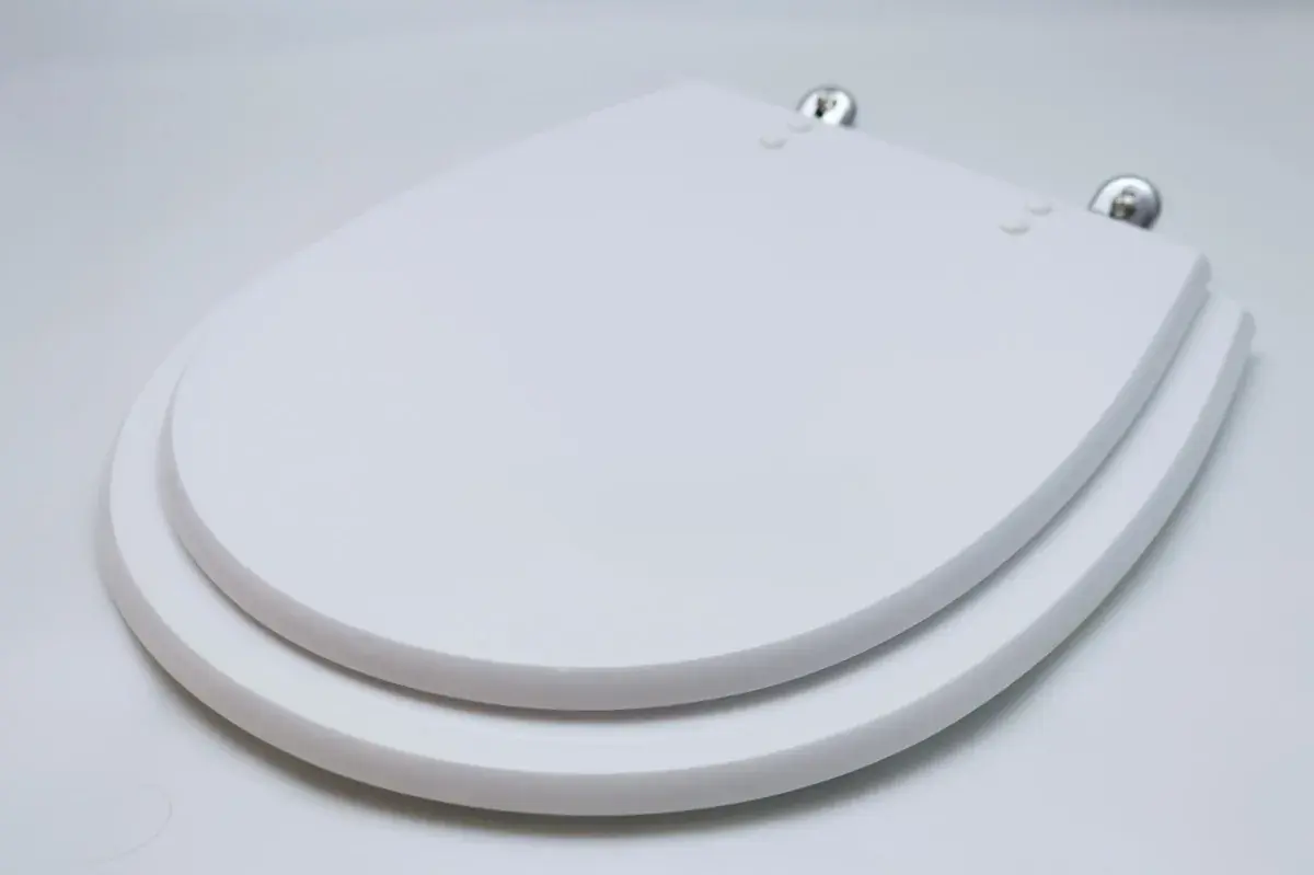 Assento Sanitário Poliester Avalon Branco Clean Para Ideal Standard