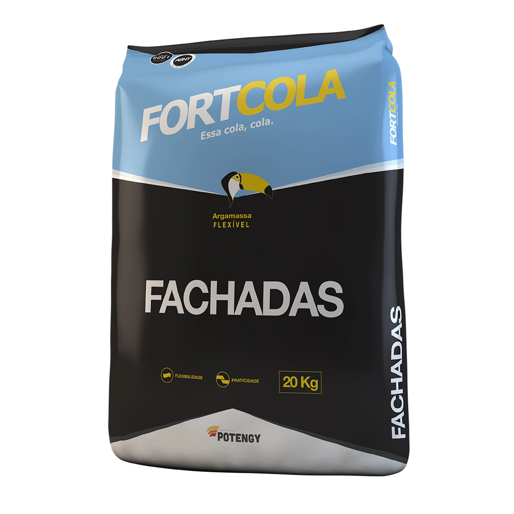 Argamassa ACII Interno e Externo 20kg Branco Fortcola