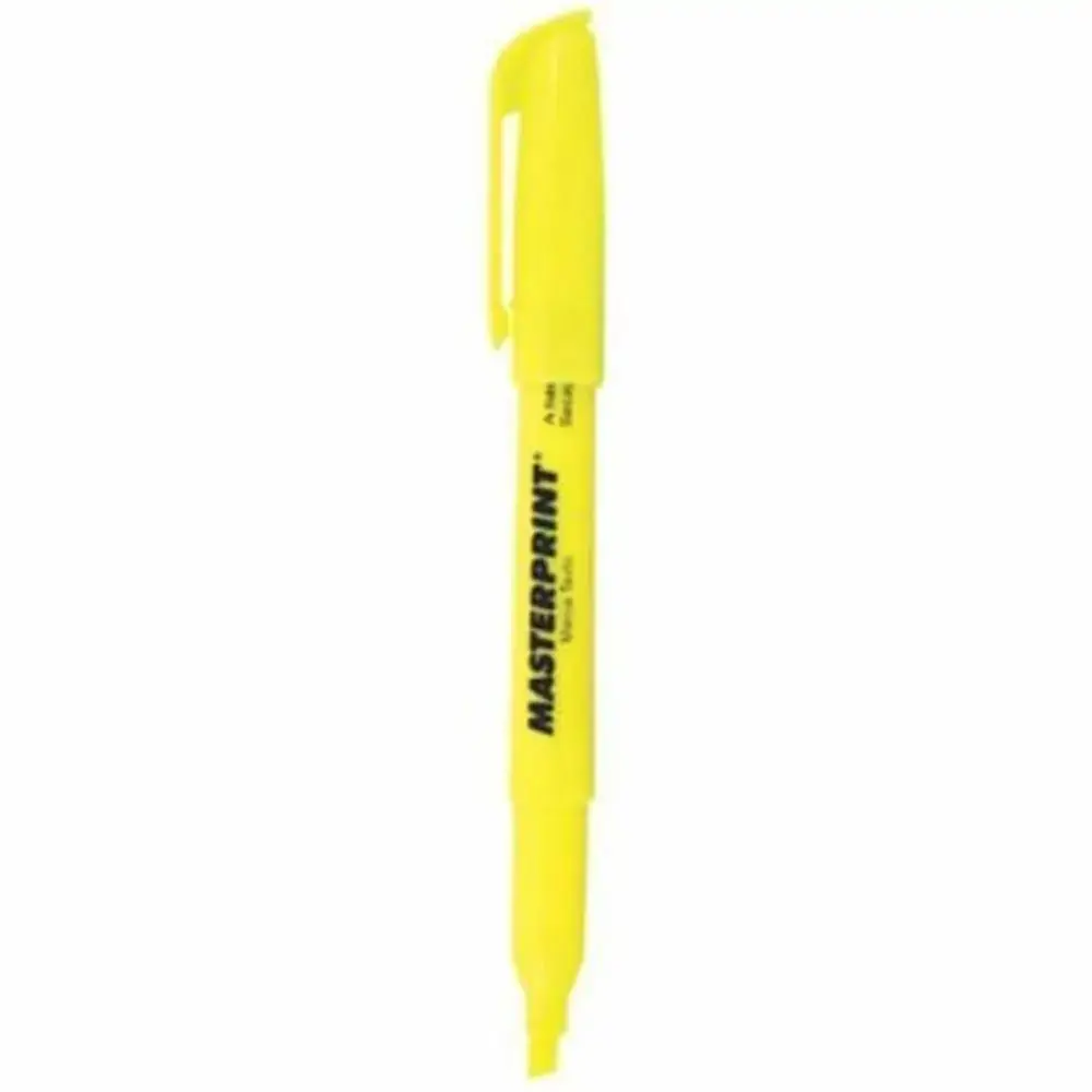 Caneta Marca Texto Amarelo Master Print