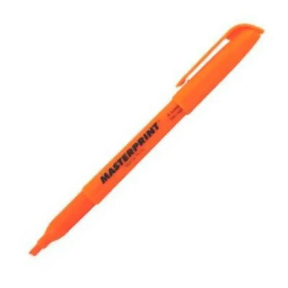 Caneta Marca Texto Laranja Mp612 Masterprint
