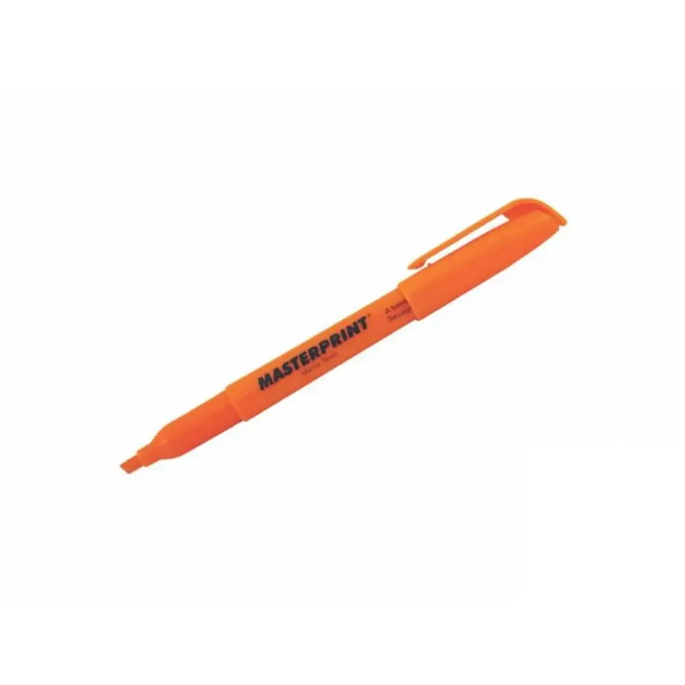 Caneta Marca Texto Laranja Masterprint