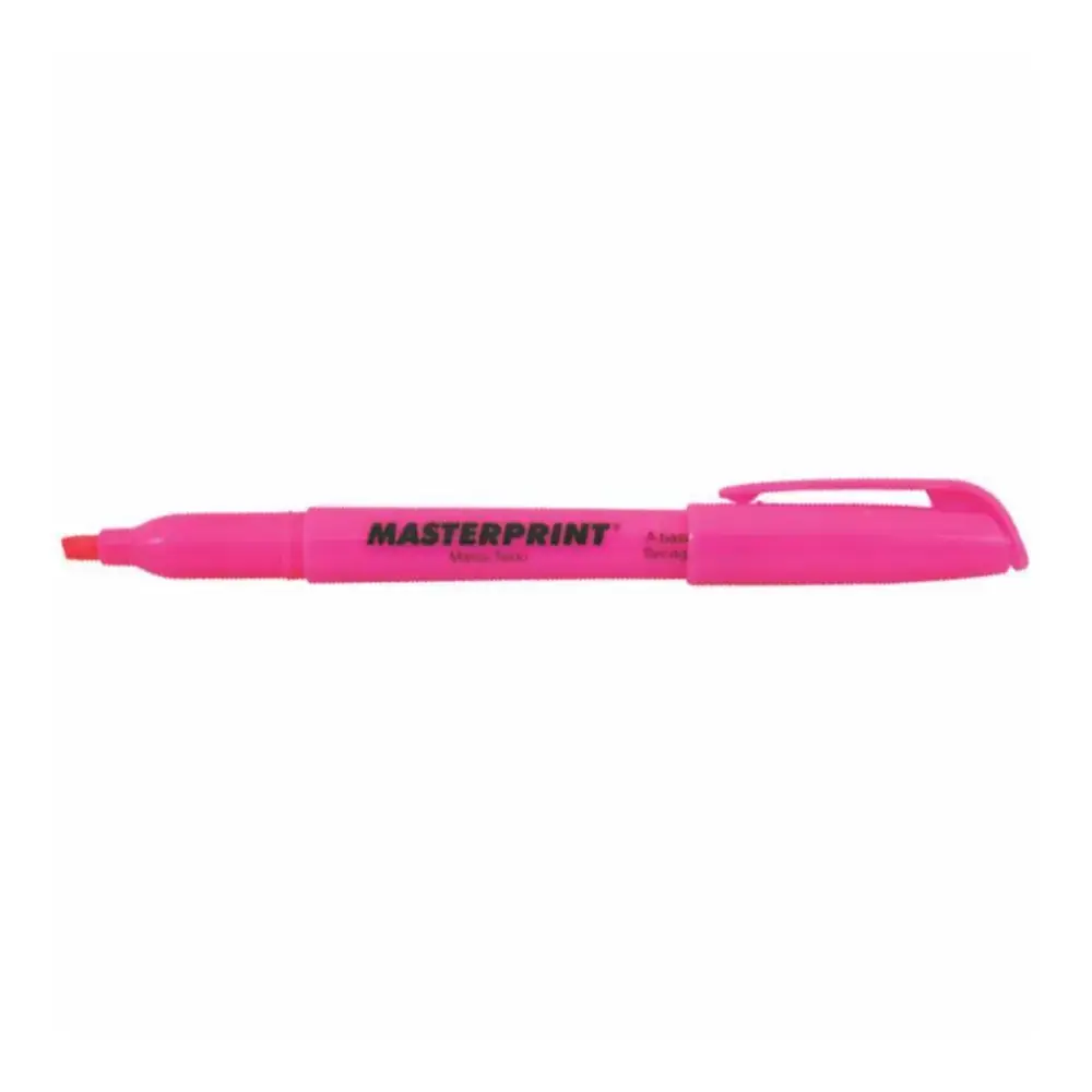 Caneta Marca Texto Rosa Masterprint