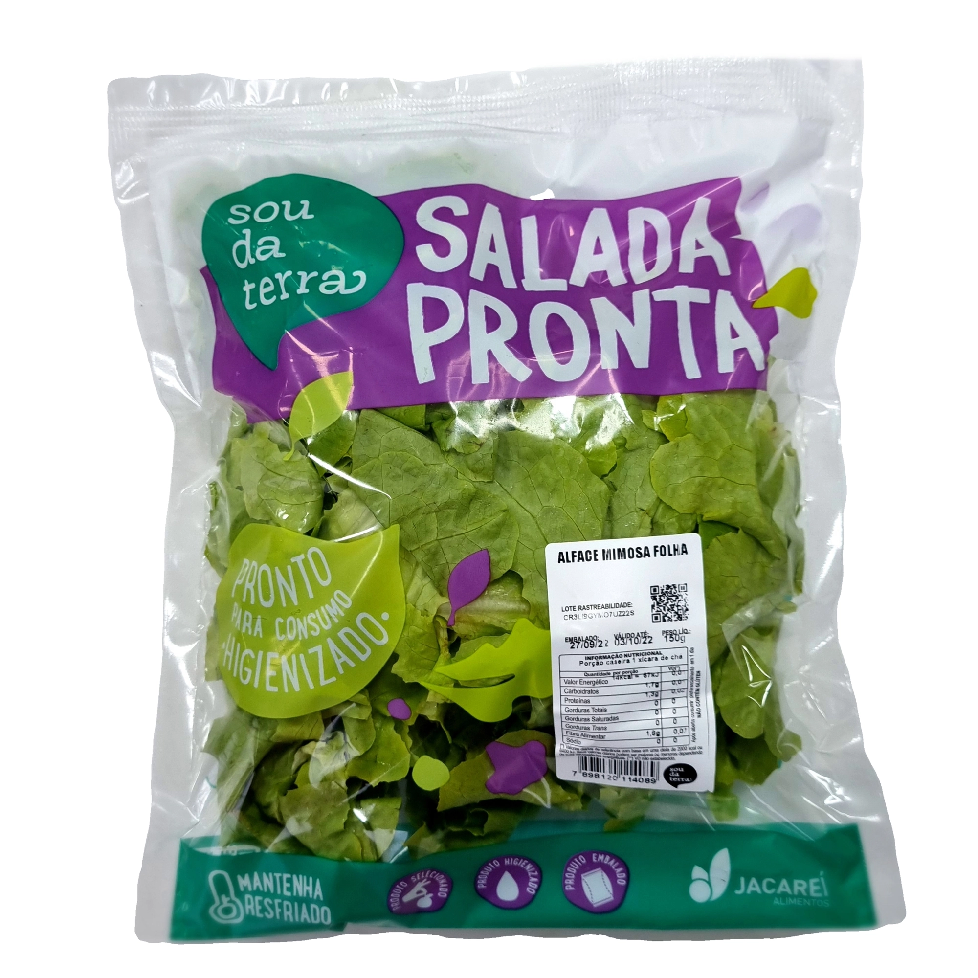 Verdura Alface Mimosa Jacarei 150g