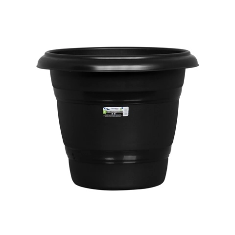 Vaso Preto Redondo Plásticos Rischioto N 35
