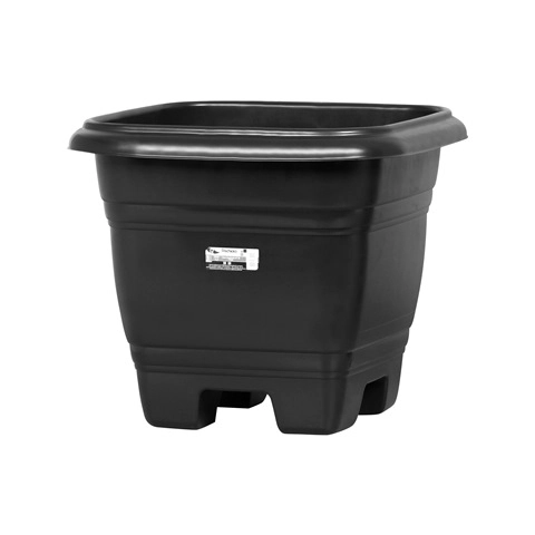 Vaso Preto Quadrado Plásticos Rischioto N 35