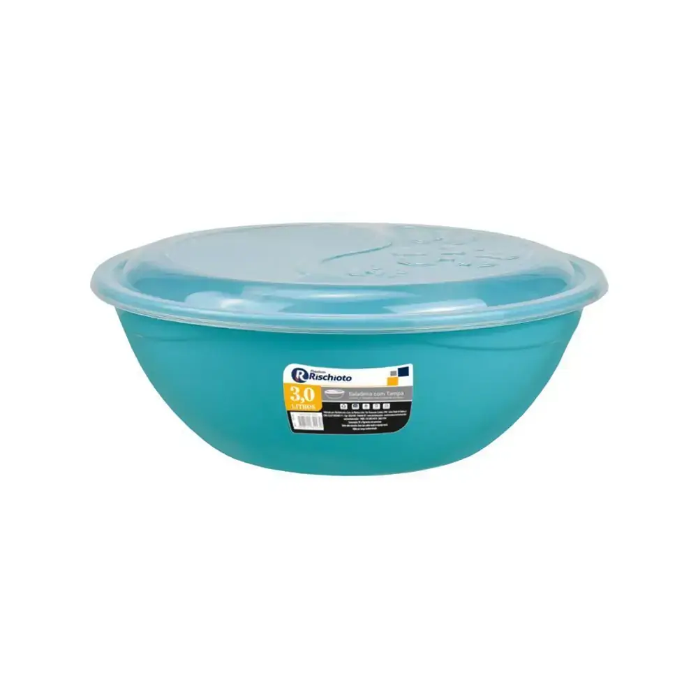 Saladeira Milenium 3lts Color C/tampa