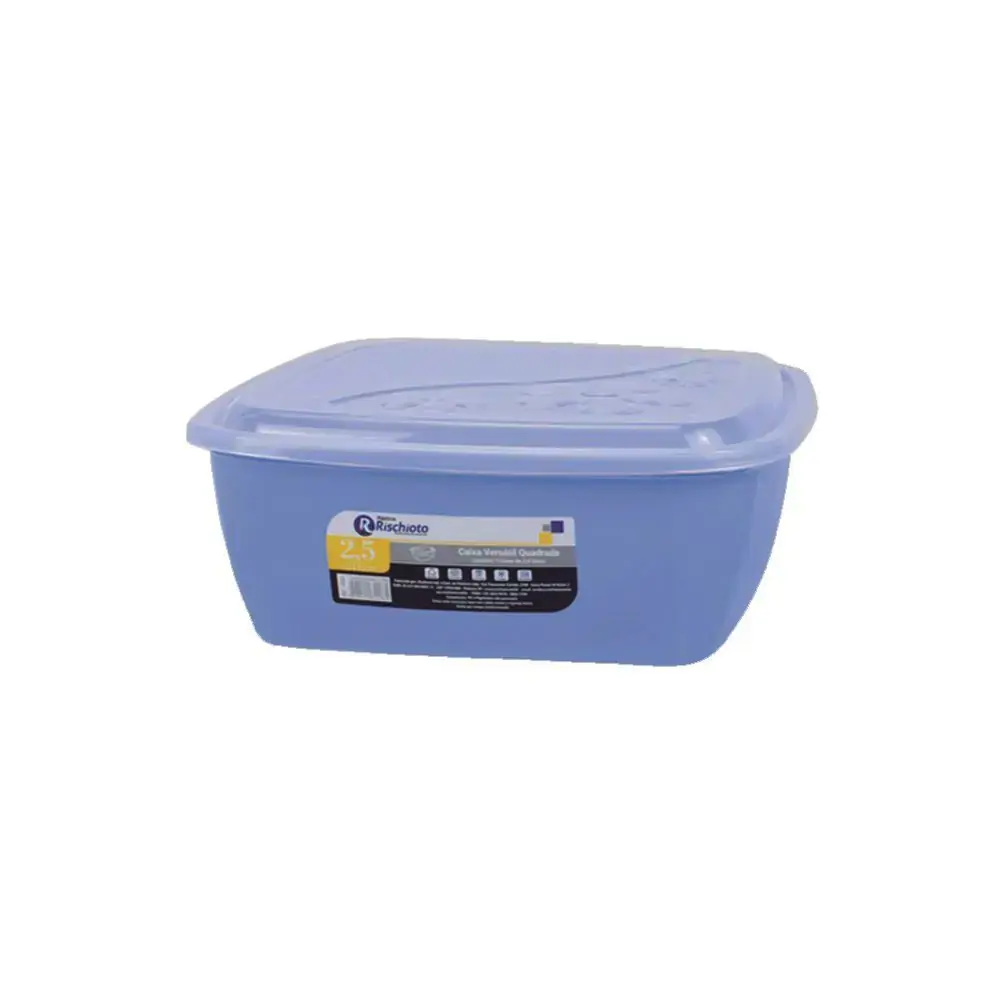 Caixa Rischioto 2,5l Versatil Quadrada