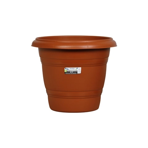 Vaso Marrom Redondo Plásticos Rischioto N 28
