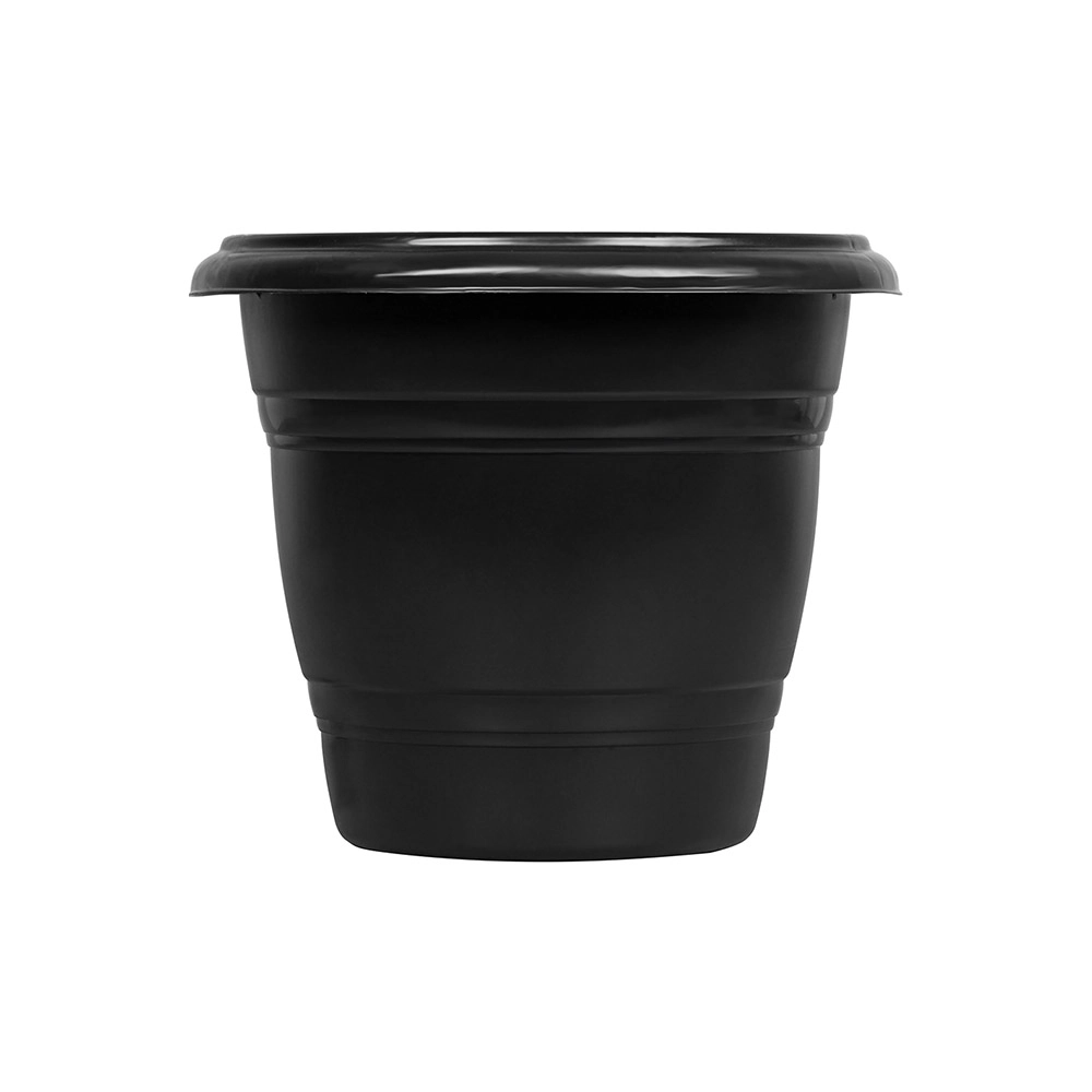 Vaso Preto Redondo Plásticos Rischioto N 13