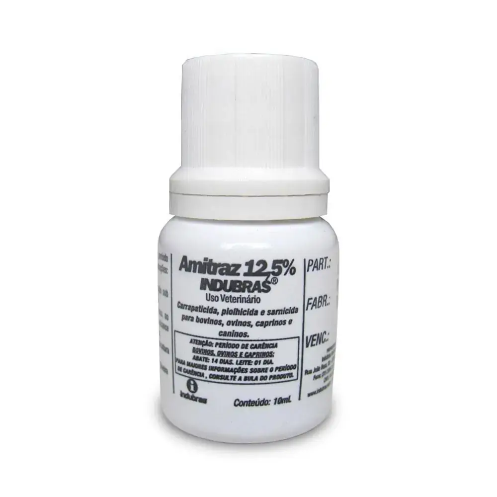 Inseticida Amitraz Indubras 10ml