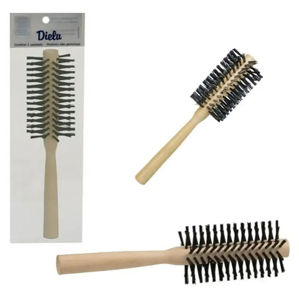 Escova Para Cabelo Dielu Redonda 1und