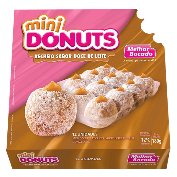 Mini Donuts Melhor Bocado Doce De Leite