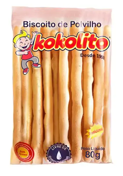 Bisc Polvilho Kokolito 80g Cx 28.0