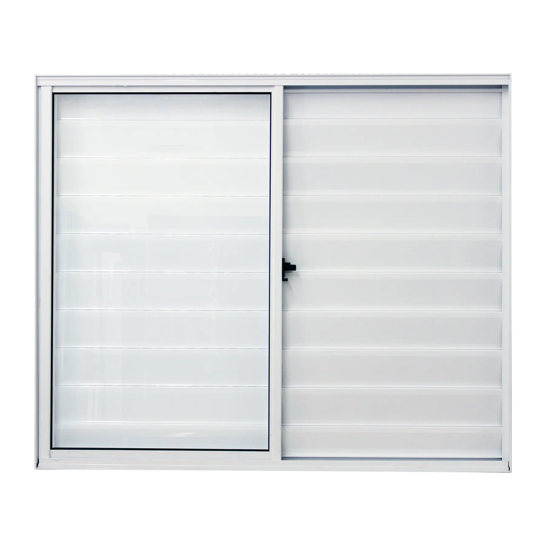 Janela de Alumínio Veneziana 3 Folhas 100x120cm Fortline Atlântica Branca