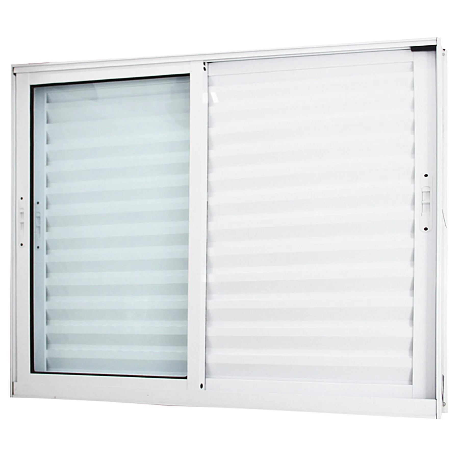 Janela de Alumínio Veneziana 3 Folhas 100x150cm Magnum Atlântica Branca