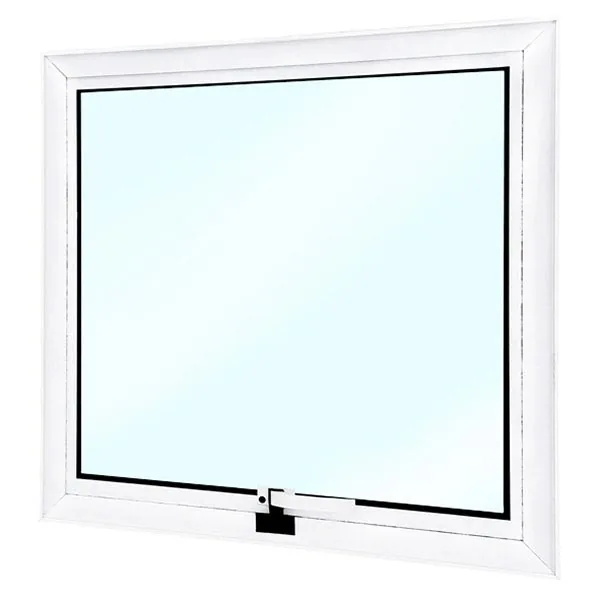 Janela de Alumínio Maxim-ar 80x80cm com Vidro Mini Boreal Magnum Atlântica Branca