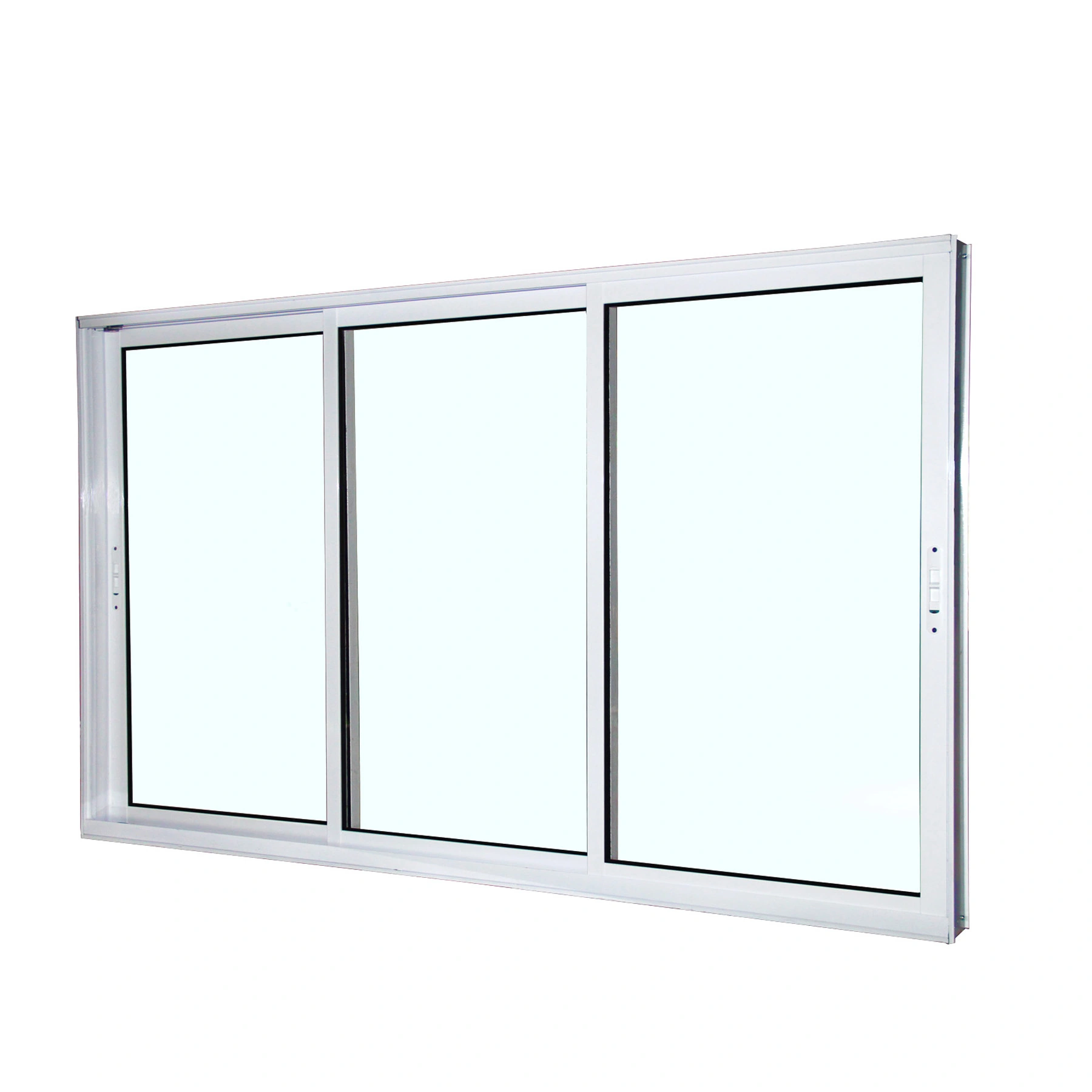 Janela de Alumínio de Correr 3 Folhas 100x200cm Magnum Atlântica Branca