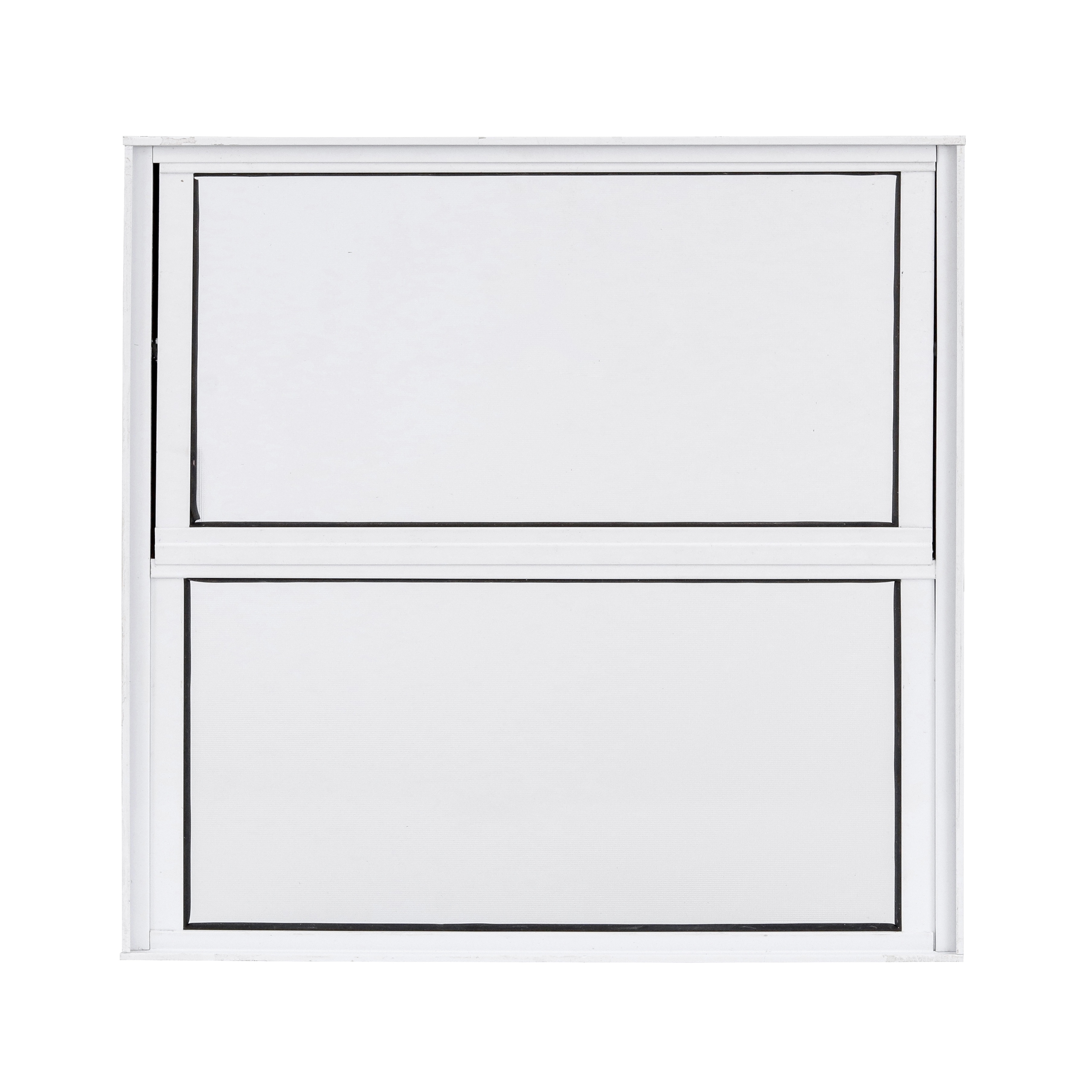 Janela de Alumínio Basculante 2 Folhas 40x40cm com Vidro Mini Boreal Fortline Atlântica Branca