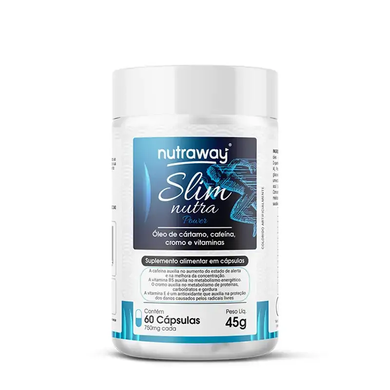 Slim Nutra Power Homem 750mg 60caps - Nutraway