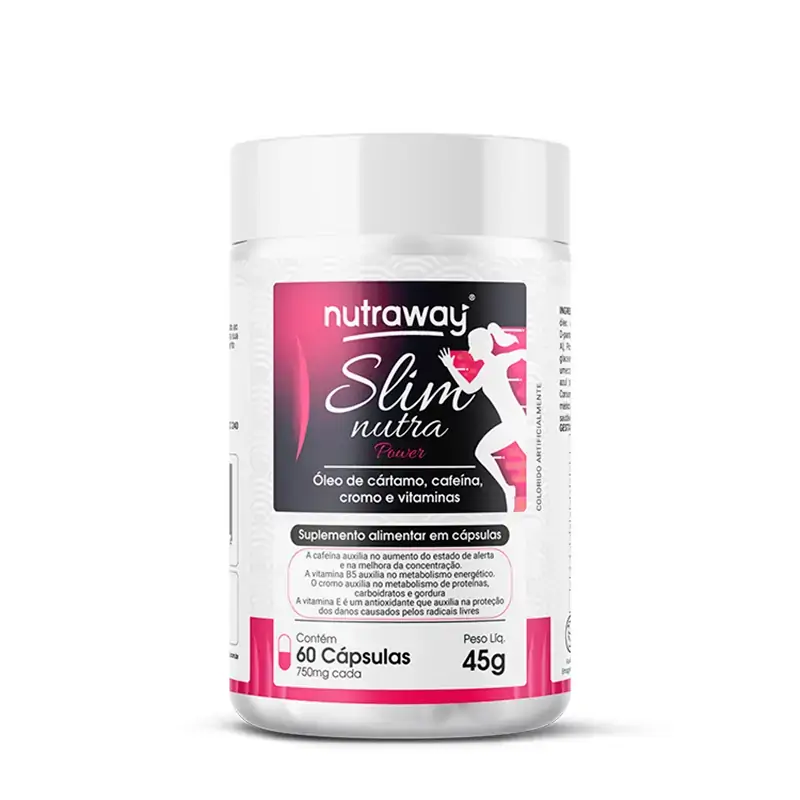 Slim Nutra Power Mulher 750mg 60caps - Nutraway
