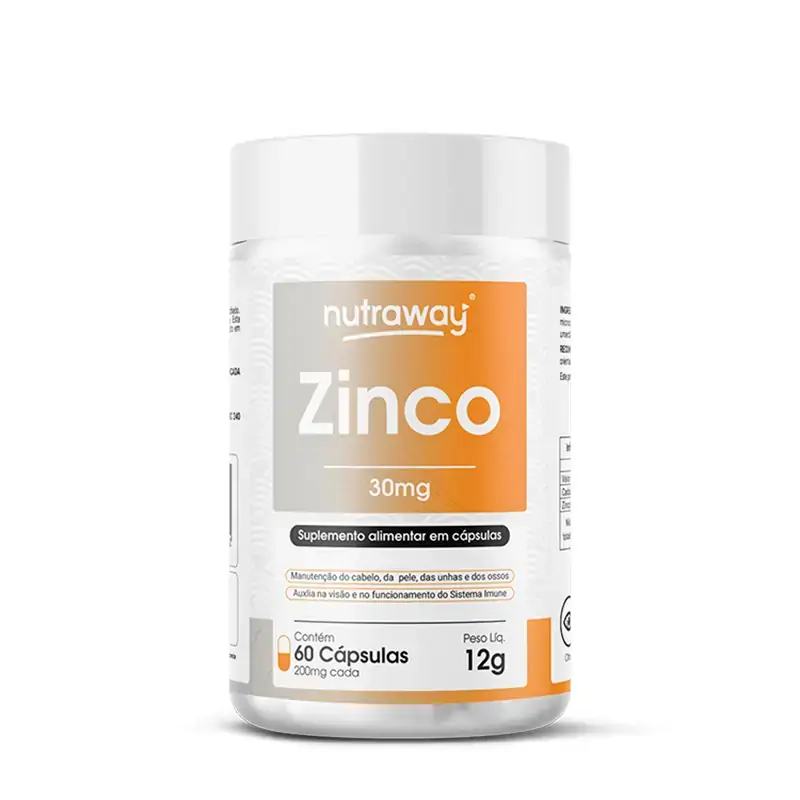 Zinco 200mg 60caps - Nutraway