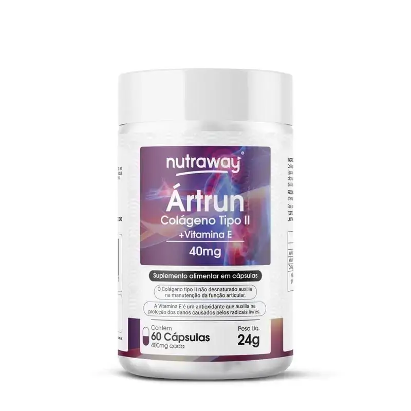 Artrum Colágeno Tipo II 40mg 60caps - Nutraway