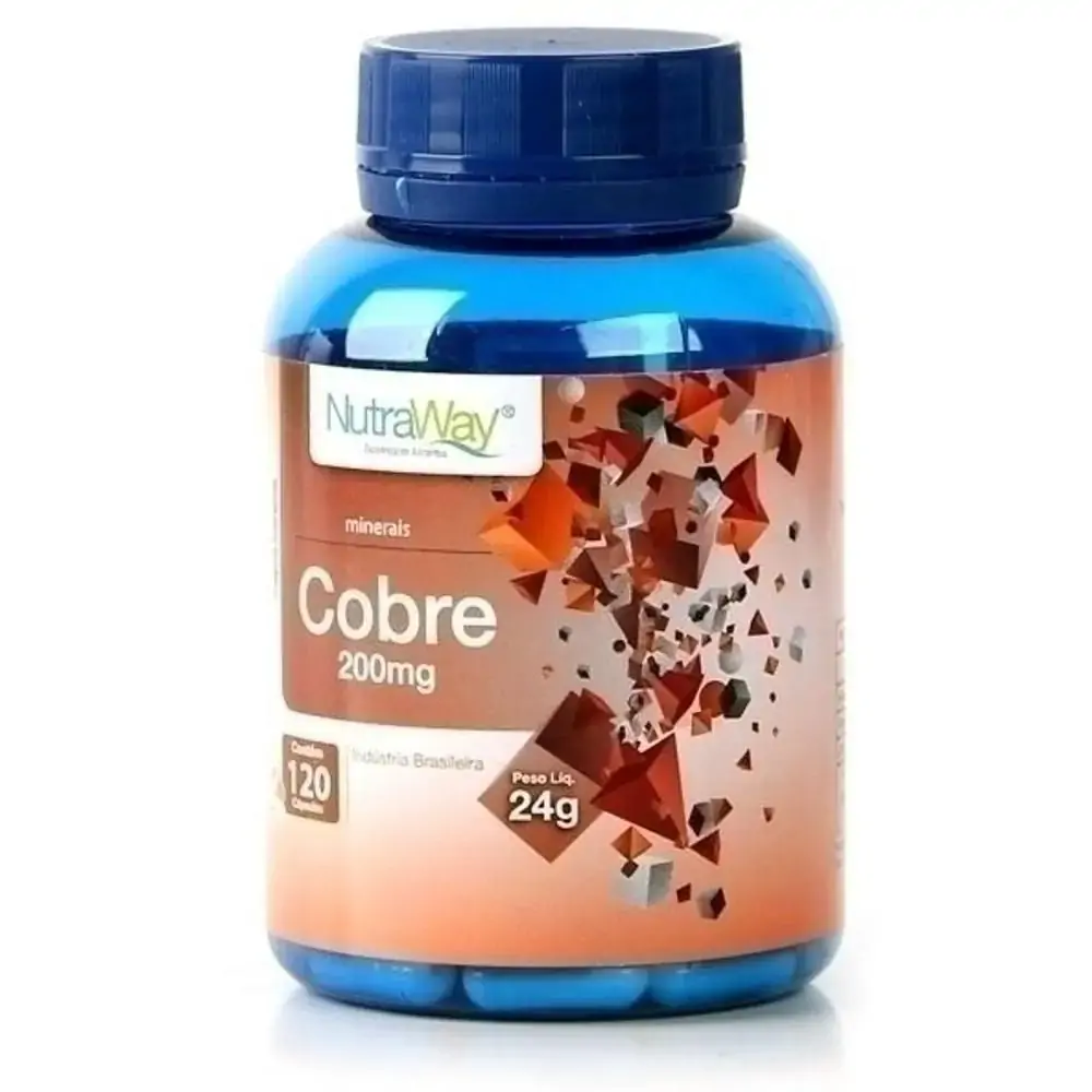 Cobre 200mg 120caps Nutraway
