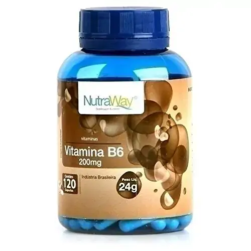 Vitamina B6 200 Mg 120 Cps Nutraway